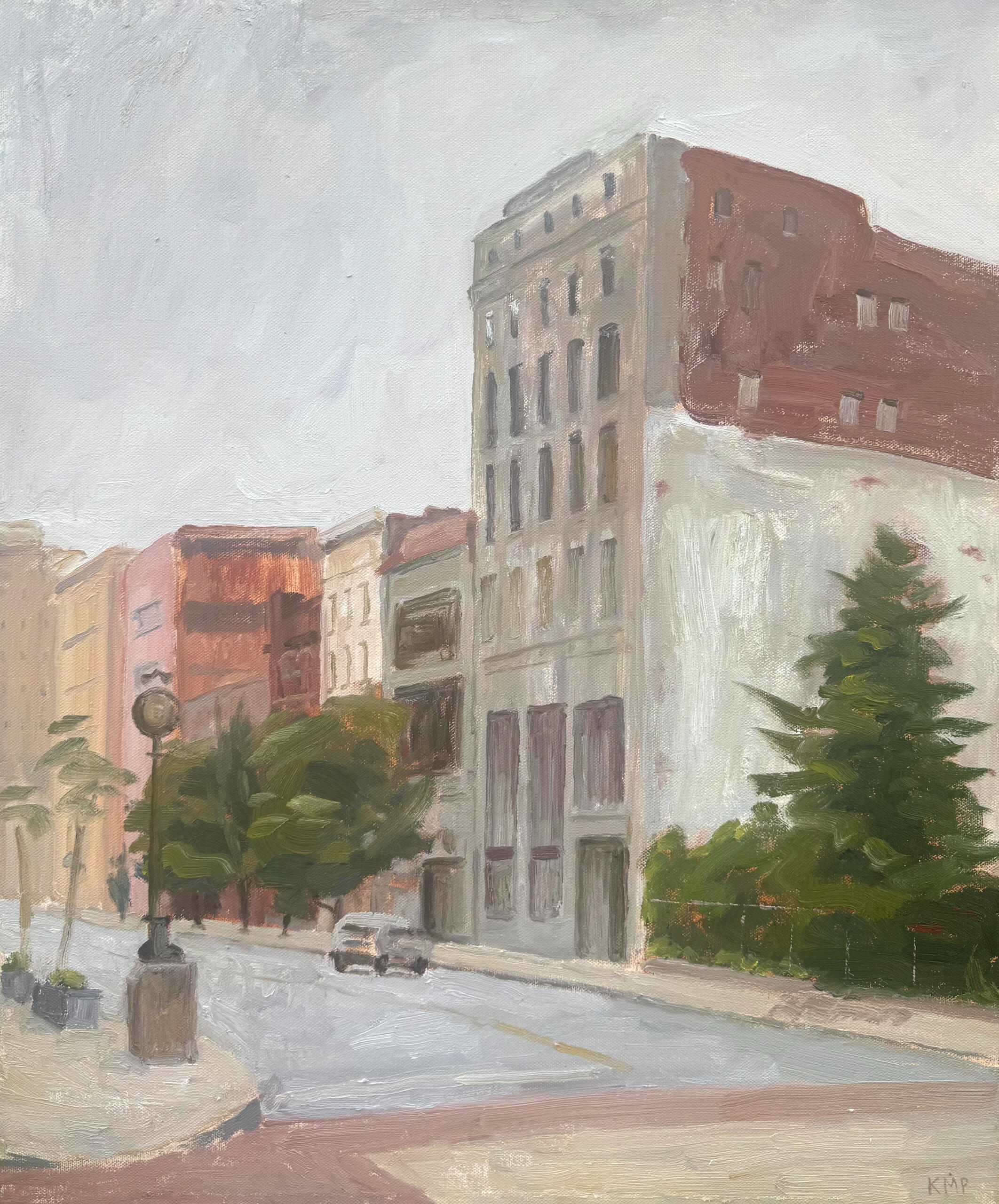 Adams &amp; N. Superior, 24x20&quot; oil on canvas, $1,800