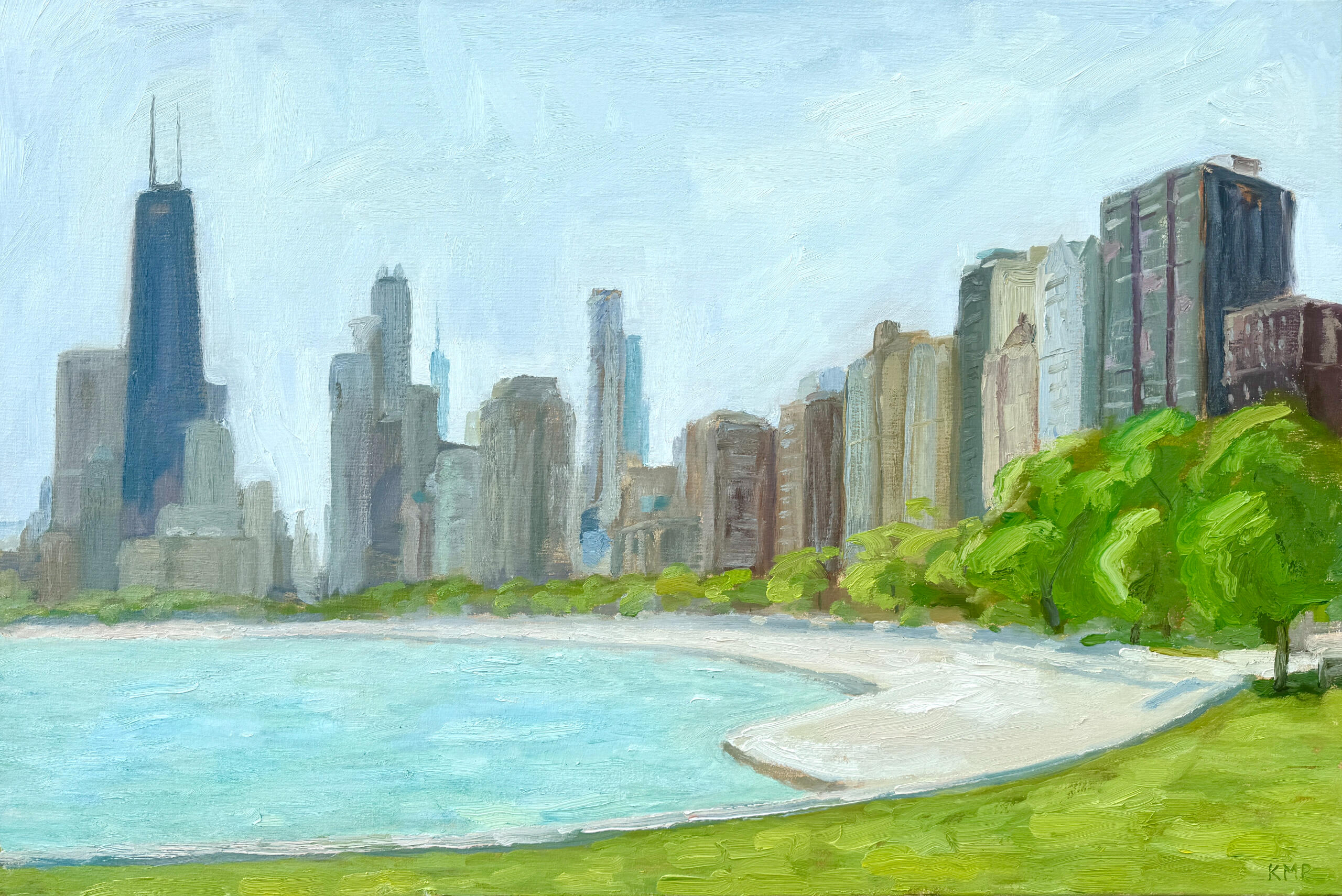 Gold Coast, 24x36" oil on canvas, SOLD